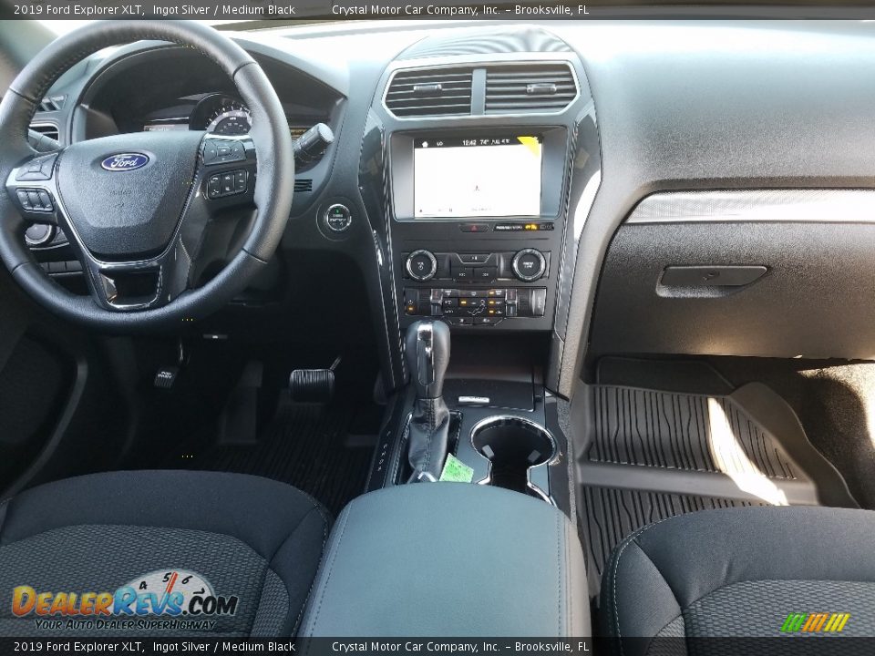 2019 Ford Explorer XLT Ingot Silver / Medium Black Photo #14