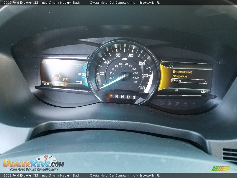 2019 Ford Explorer XLT Ingot Silver / Medium Black Photo #15