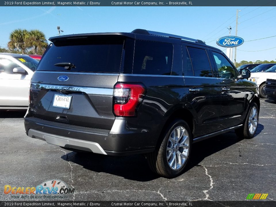 2019 Ford Expedition Limited Magnetic Metallic / Ebony Photo #5
