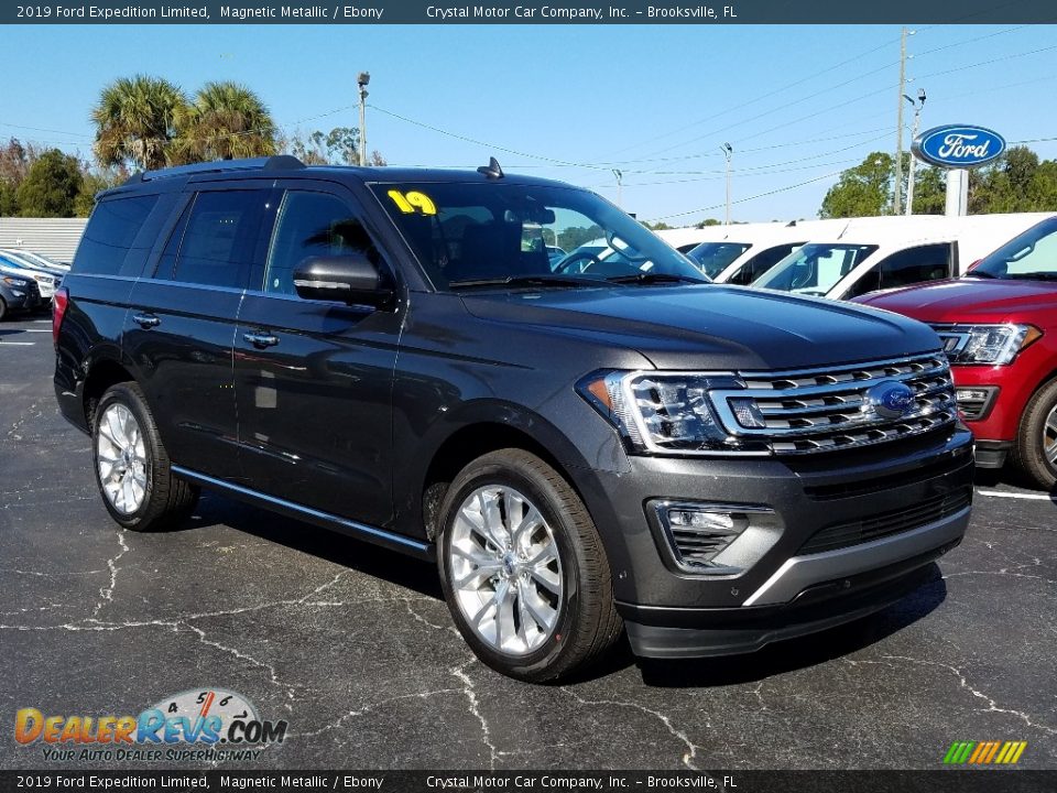2019 Ford Expedition Limited Magnetic Metallic / Ebony Photo #7