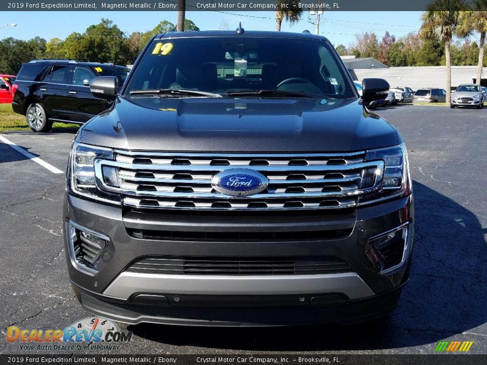 2019 Ford Expedition Limited Magnetic Metallic / Ebony Photo #8