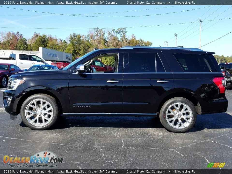 Agate Black Metallic 2019 Ford Expedition Platinum 4x4 Photo #2