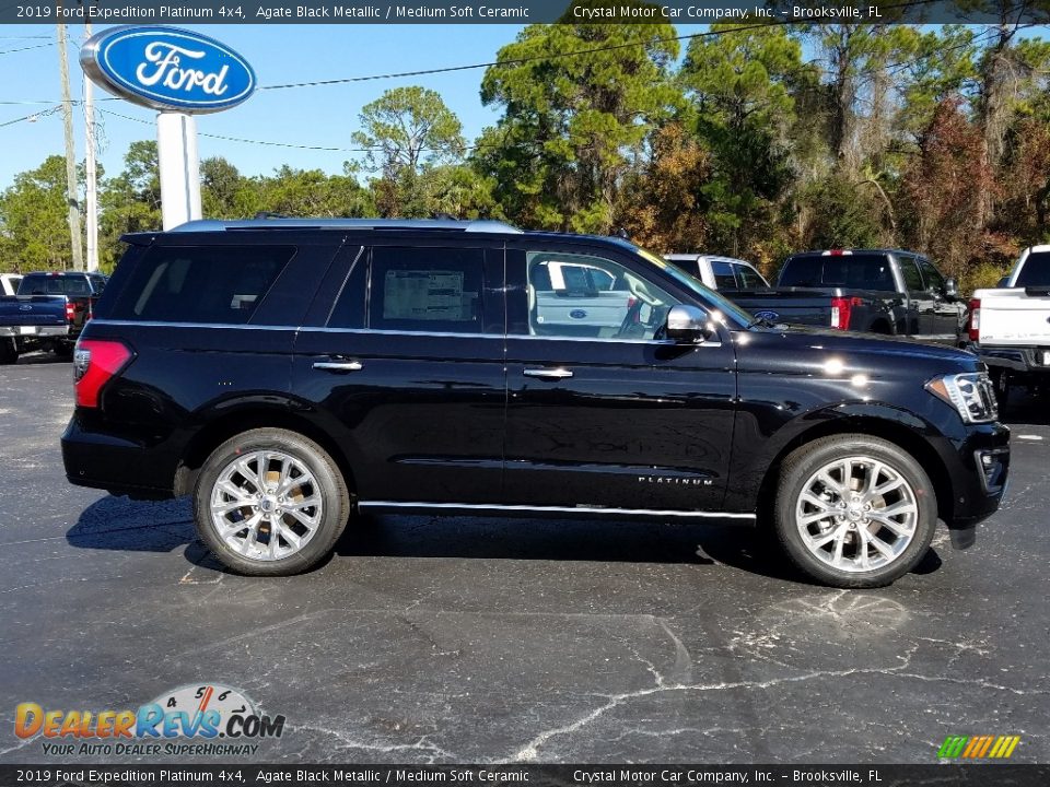 2019 Ford Expedition Platinum 4x4 Agate Black Metallic / Medium Soft Ceramic Photo #6