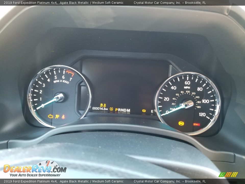 2019 Ford Expedition Platinum 4x4 Agate Black Metallic / Medium Soft Ceramic Photo #14