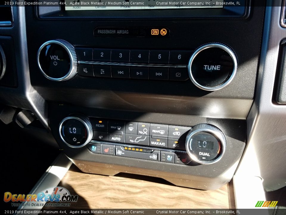 2019 Ford Expedition Platinum 4x4 Agate Black Metallic / Medium Soft Ceramic Photo #16