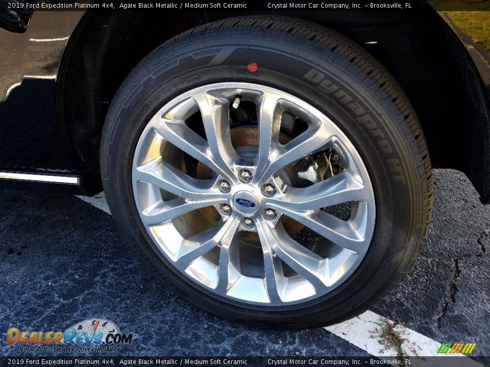 2019 Ford Expedition Platinum 4x4 Agate Black Metallic / Medium Soft Ceramic Photo #19