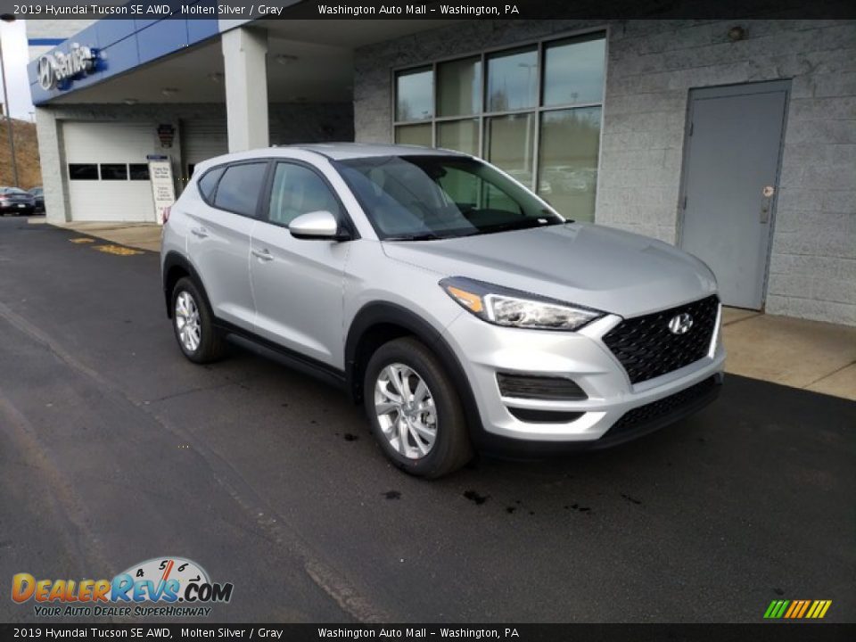 2019 Hyundai Tucson SE AWD Molten Silver / Gray Photo #1