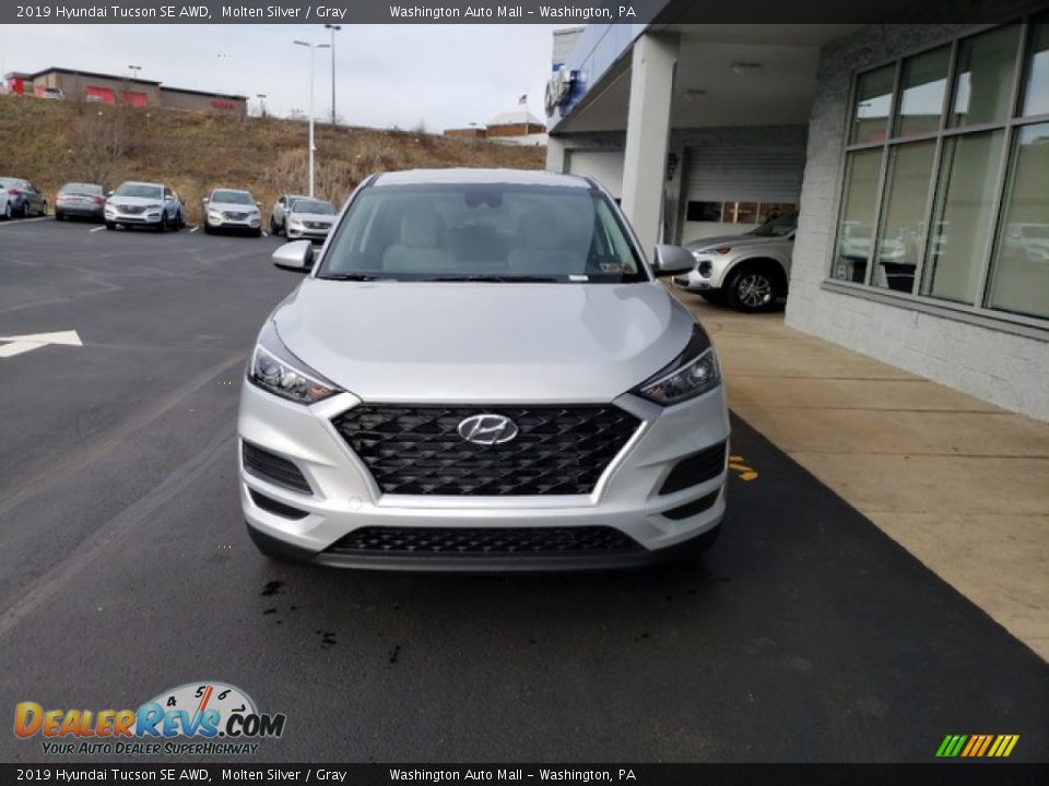 2019 Hyundai Tucson SE AWD Molten Silver / Gray Photo #2