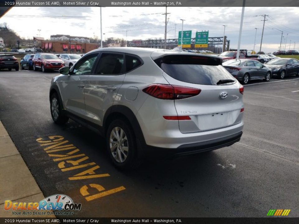 2019 Hyundai Tucson SE AWD Molten Silver / Gray Photo #5