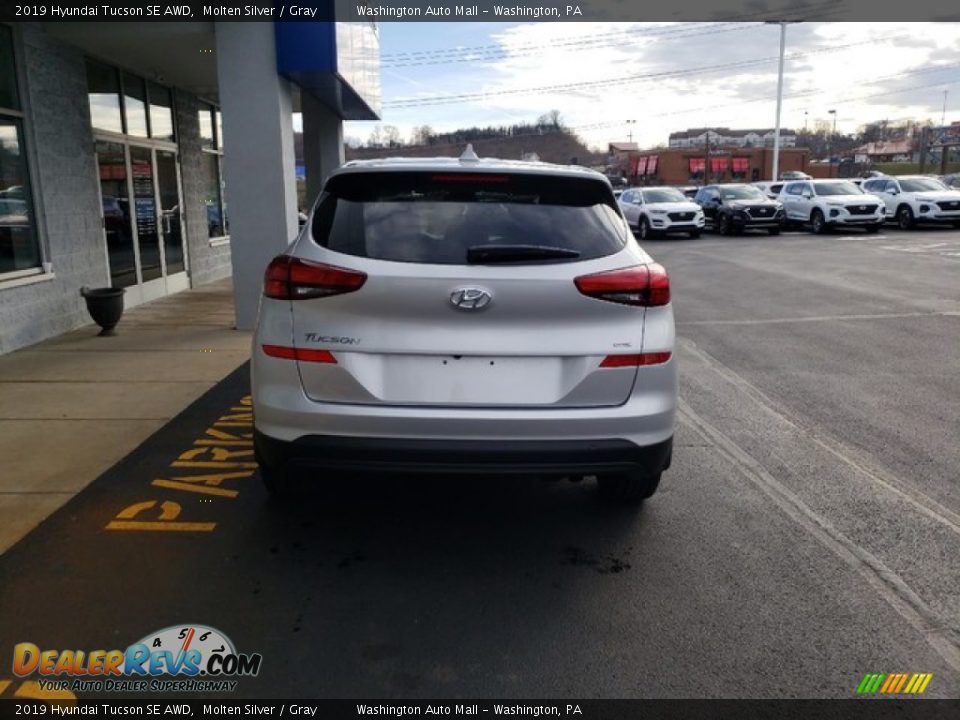 2019 Hyundai Tucson SE AWD Molten Silver / Gray Photo #6