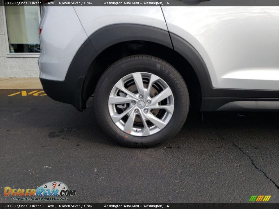 2019 Hyundai Tucson SE AWD Molten Silver / Gray Photo #10