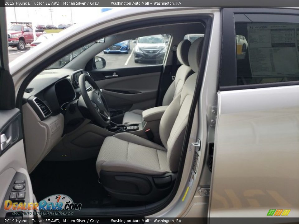 2019 Hyundai Tucson SE AWD Molten Silver / Gray Photo #14