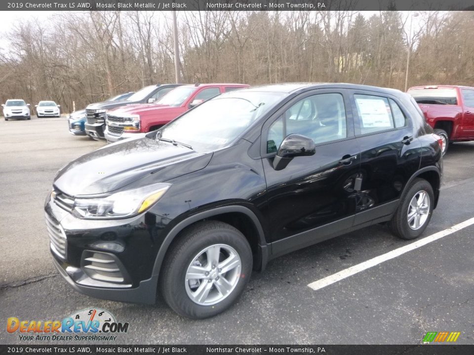 2019 Chevrolet Trax LS AWD Mosaic Black Metallic / Jet Black Photo #1