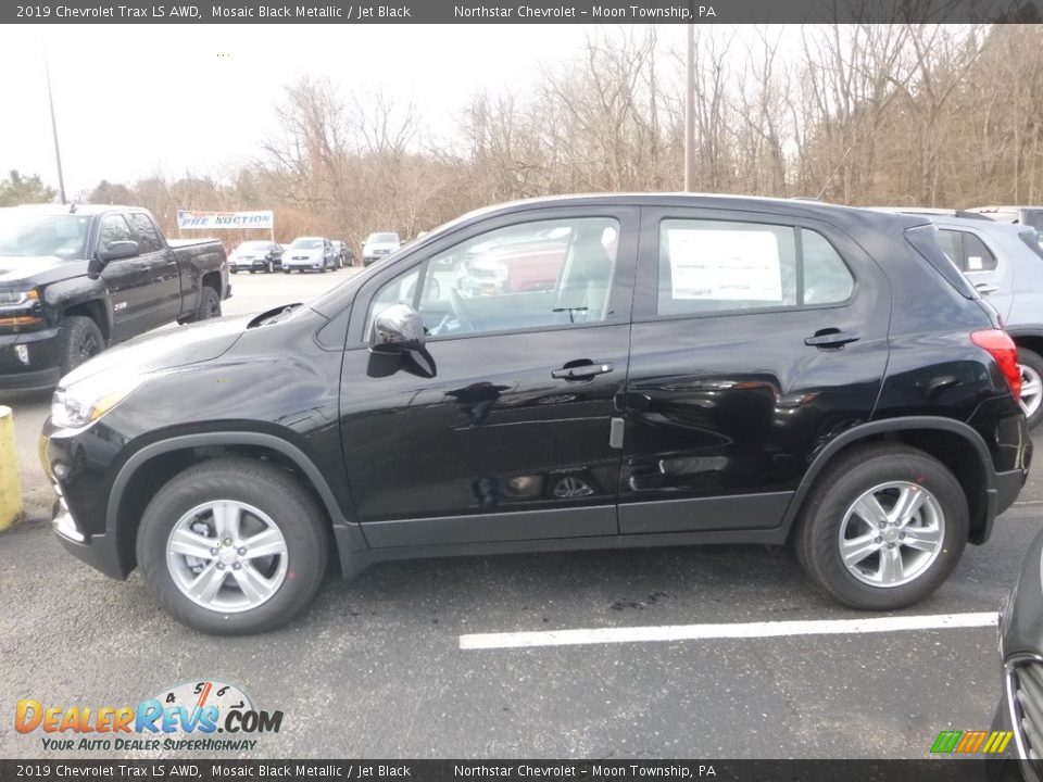 2019 Chevrolet Trax LS AWD Mosaic Black Metallic / Jet Black Photo #2
