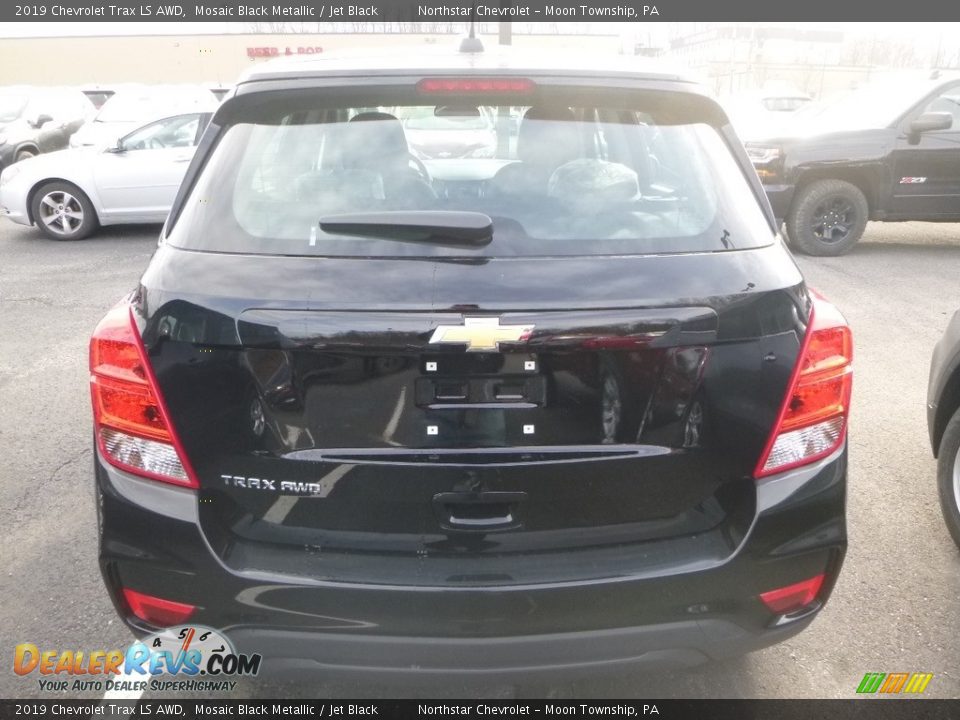 2019 Chevrolet Trax LS AWD Mosaic Black Metallic / Jet Black Photo #4