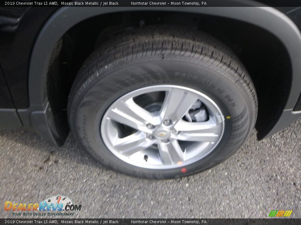 2019 Chevrolet Trax LS AWD Mosaic Black Metallic / Jet Black Photo #7
