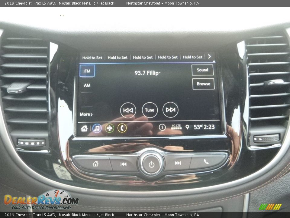 2019 Chevrolet Trax LS AWD Mosaic Black Metallic / Jet Black Photo #16