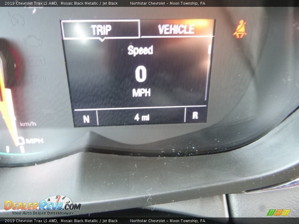 2019 Chevrolet Trax LS AWD Mosaic Black Metallic / Jet Black Photo #18