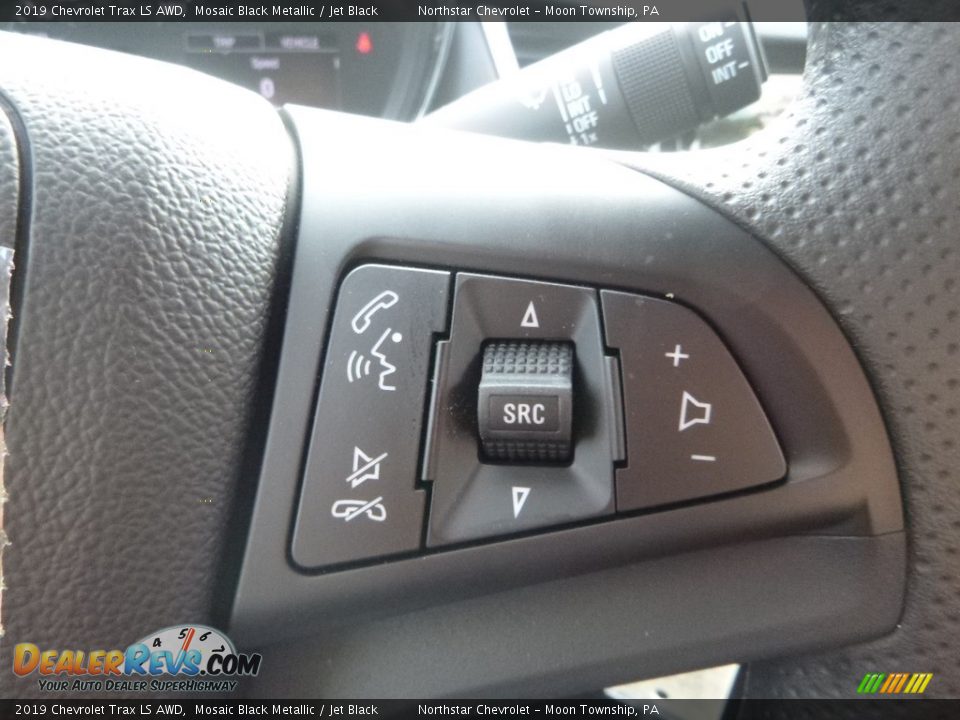 2019 Chevrolet Trax LS AWD Mosaic Black Metallic / Jet Black Photo #19