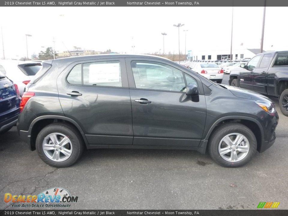 2019 Chevrolet Trax LS AWD Nightfall Gray Metallic / Jet Black Photo #3
