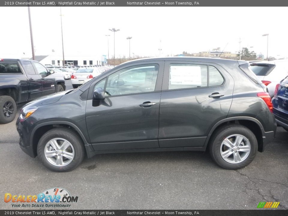 2019 Chevrolet Trax LS AWD Nightfall Gray Metallic / Jet Black Photo #4