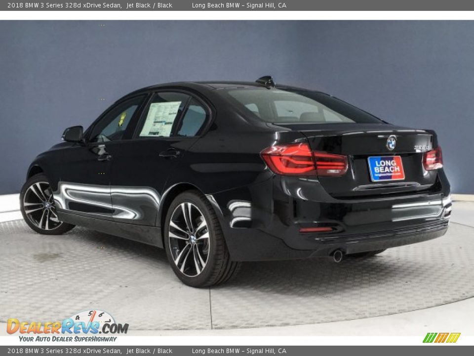2018 BMW 3 Series 328d xDrive Sedan Jet Black / Black Photo #2