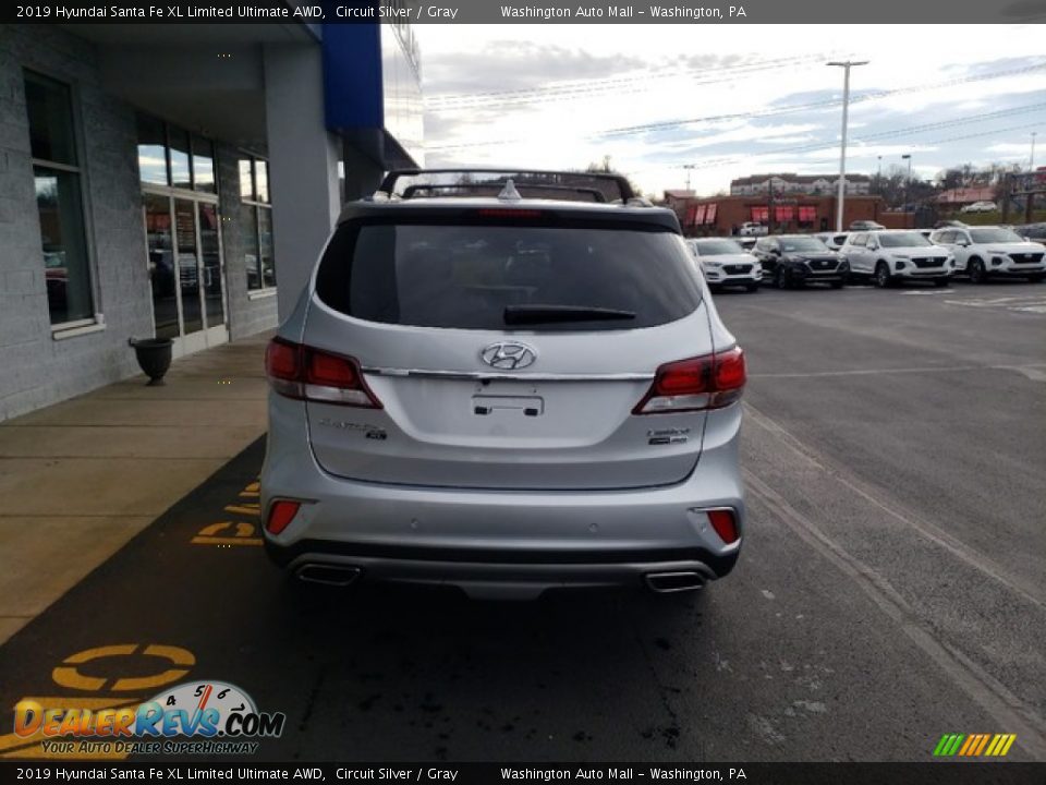 2019 Hyundai Santa Fe XL Limited Ultimate AWD Circuit Silver / Gray Photo #6
