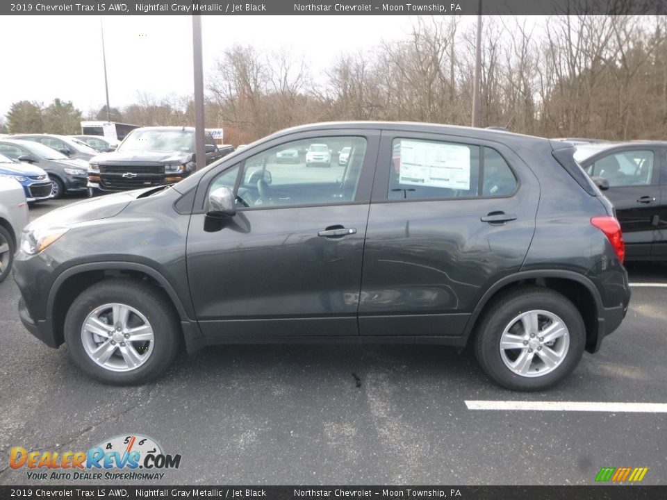 2019 Chevrolet Trax LS AWD Nightfall Gray Metallic / Jet Black Photo #2