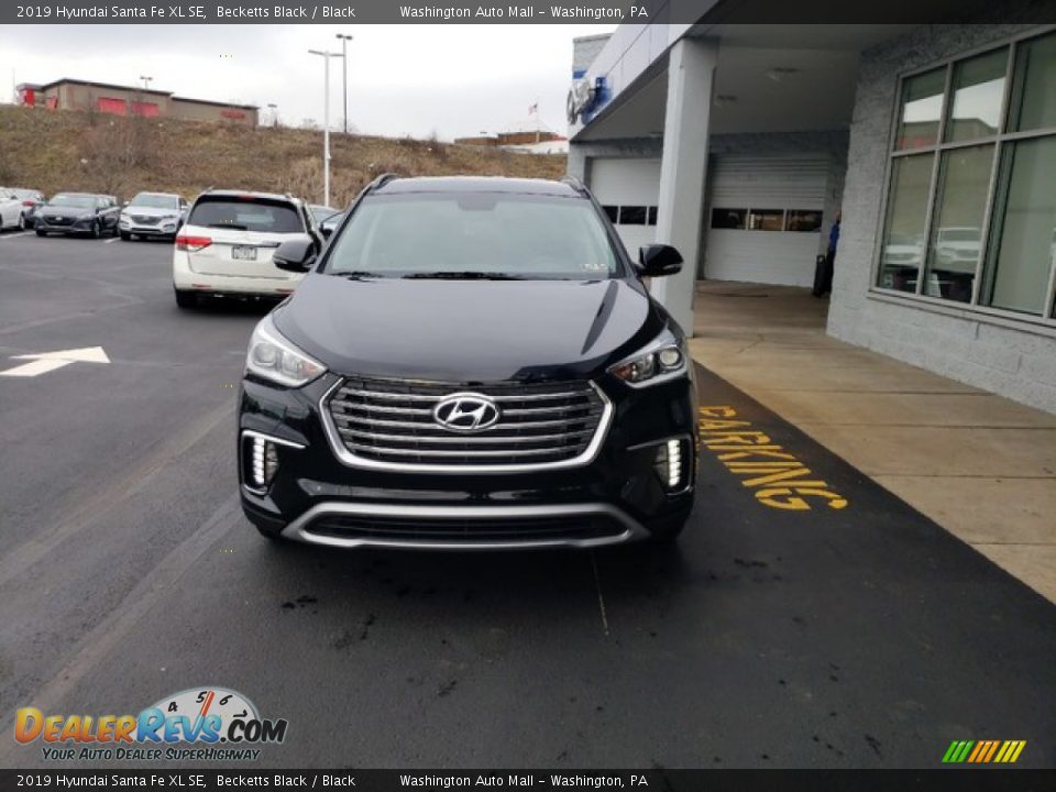 2019 Hyundai Santa Fe XL SE Becketts Black / Black Photo #2