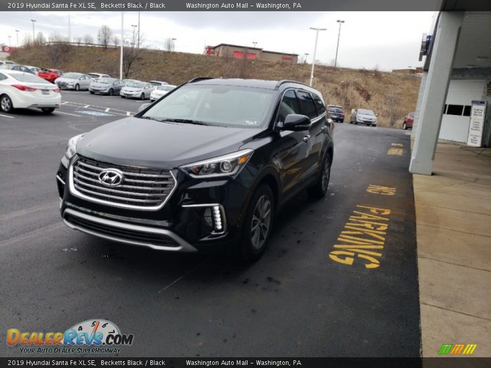 2019 Hyundai Santa Fe XL SE Becketts Black / Black Photo #3