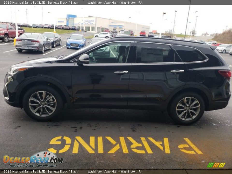 2019 Hyundai Santa Fe XL SE Becketts Black / Black Photo #4