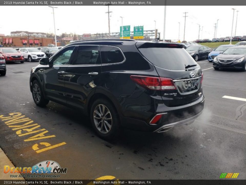 2019 Hyundai Santa Fe XL SE Becketts Black / Black Photo #5
