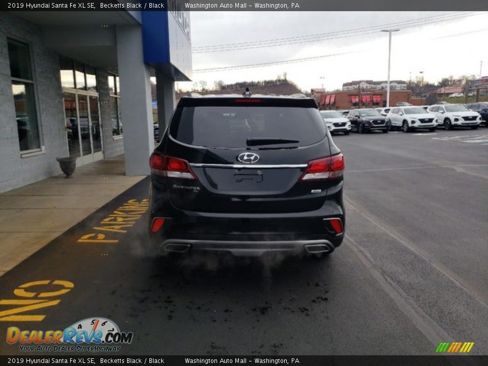2019 Hyundai Santa Fe XL SE Becketts Black / Black Photo #6
