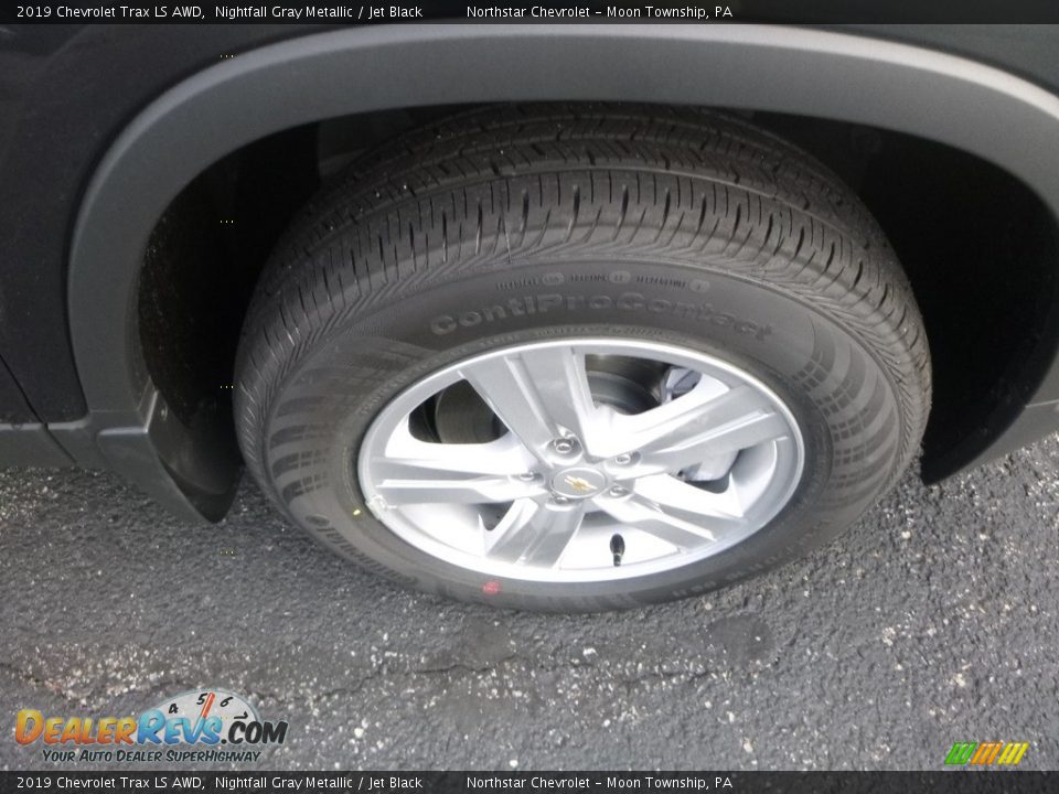 2019 Chevrolet Trax LS AWD Nightfall Gray Metallic / Jet Black Photo #9