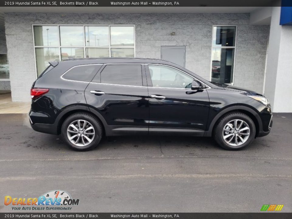 2019 Hyundai Santa Fe XL SE Becketts Black / Black Photo #9