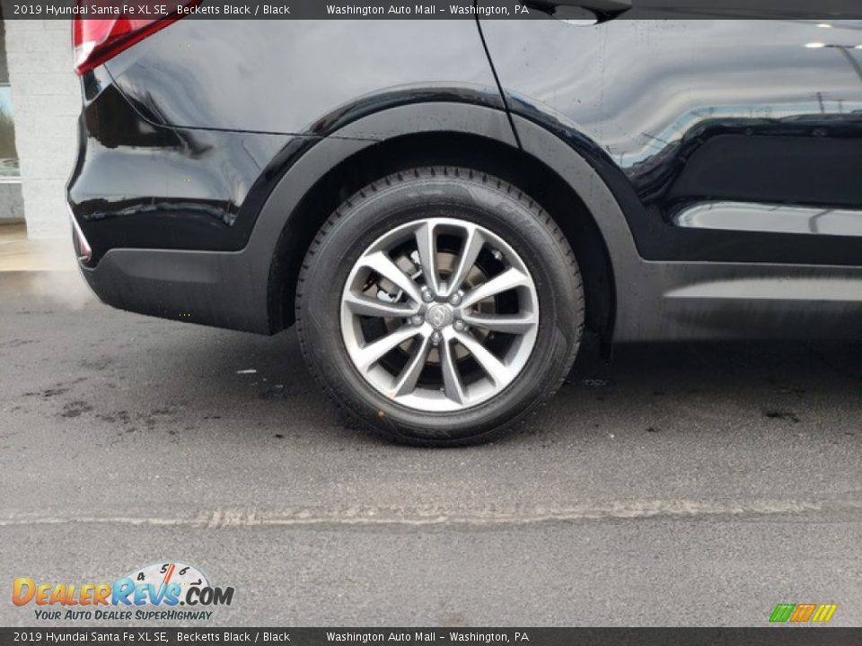 2019 Hyundai Santa Fe XL SE Becketts Black / Black Photo #10
