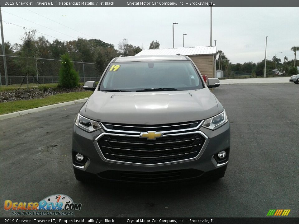 2019 Chevrolet Traverse LT Pepperdust Metallic / Jet Black Photo #8