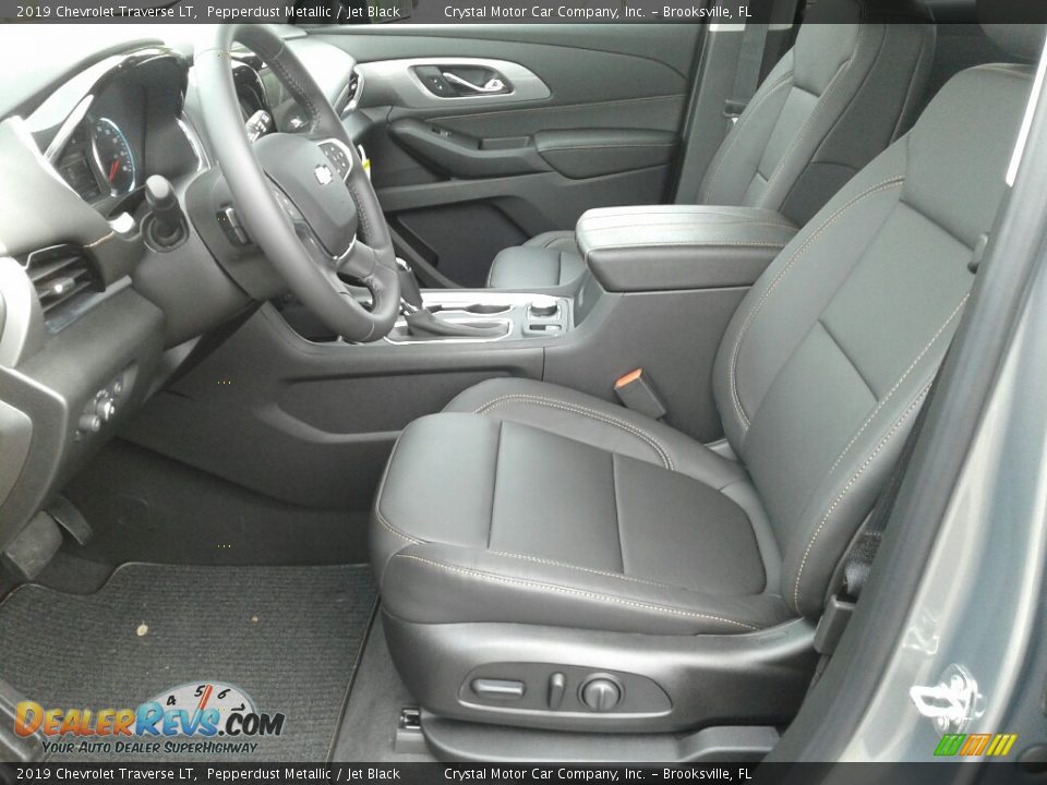 2019 Chevrolet Traverse LT Pepperdust Metallic / Jet Black Photo #9