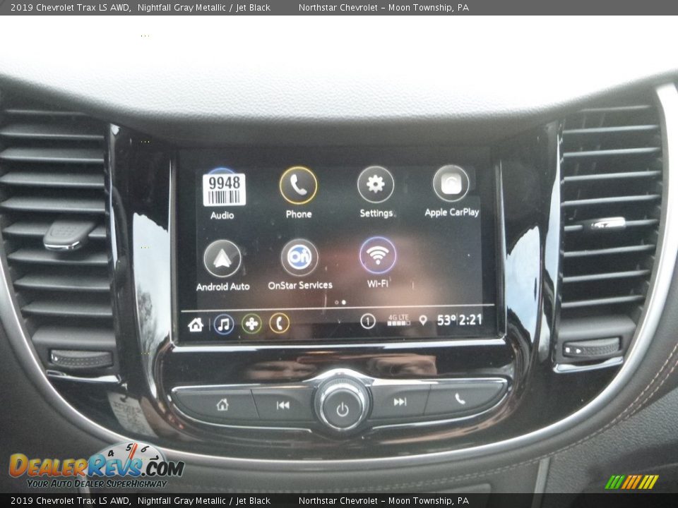 2019 Chevrolet Trax LS AWD Nightfall Gray Metallic / Jet Black Photo #16