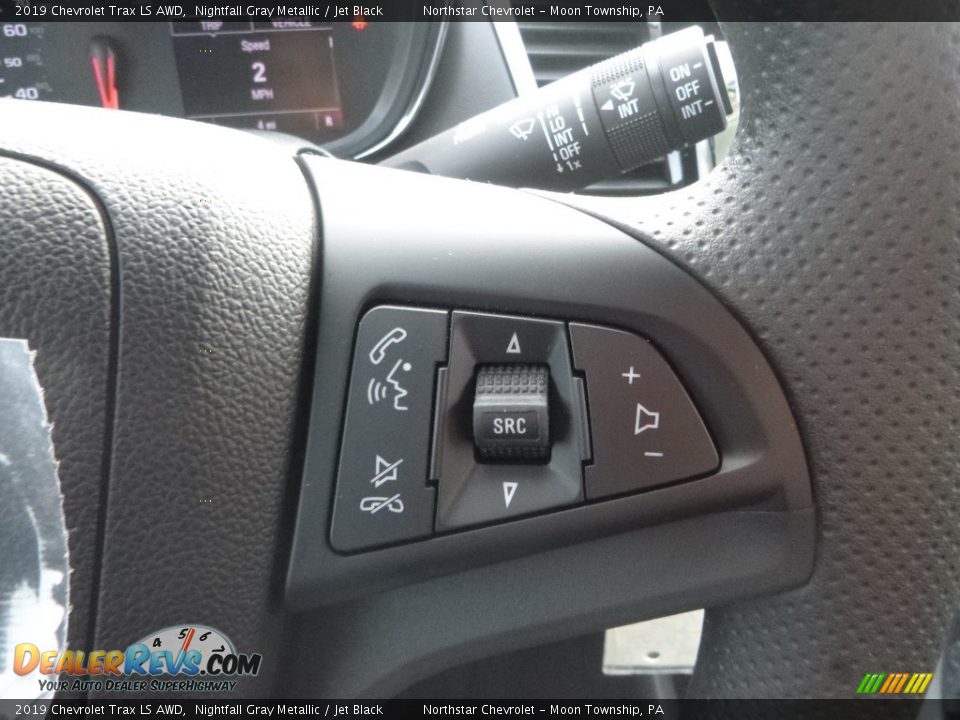 2019 Chevrolet Trax LS AWD Nightfall Gray Metallic / Jet Black Photo #18