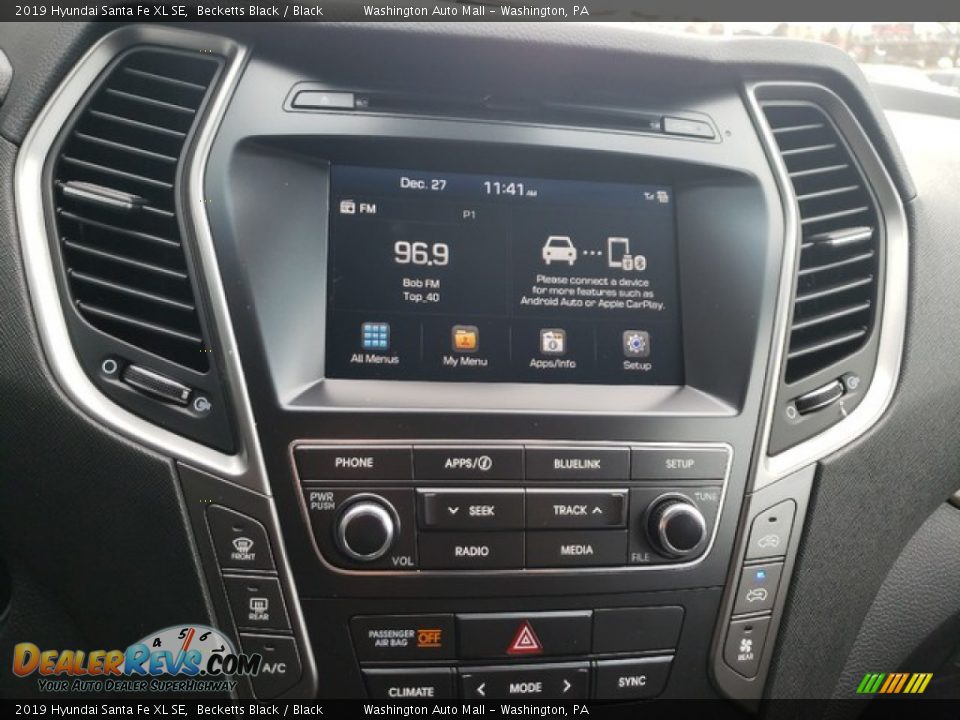 2019 Hyundai Santa Fe XL SE Becketts Black / Black Photo #24