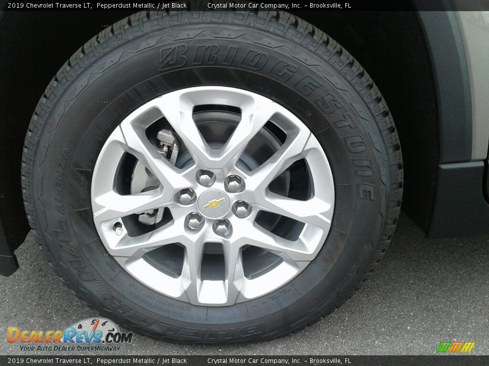 2019 Chevrolet Traverse LT Pepperdust Metallic / Jet Black Photo #20