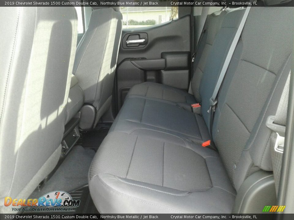 Rear Seat of 2019 Chevrolet Silverado 1500 Custom Double Cab Photo #10