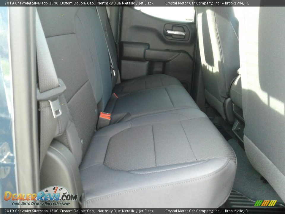 Rear Seat of 2019 Chevrolet Silverado 1500 Custom Double Cab Photo #11