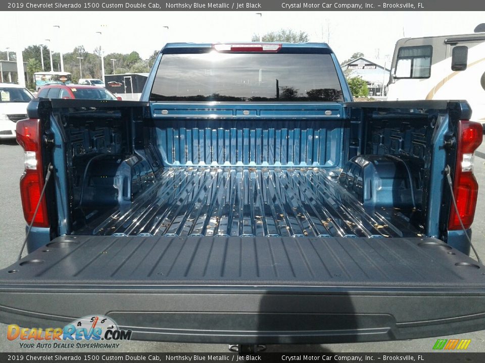 2019 Chevrolet Silverado 1500 Custom Double Cab Northsky Blue Metallic / Jet Black Photo #19