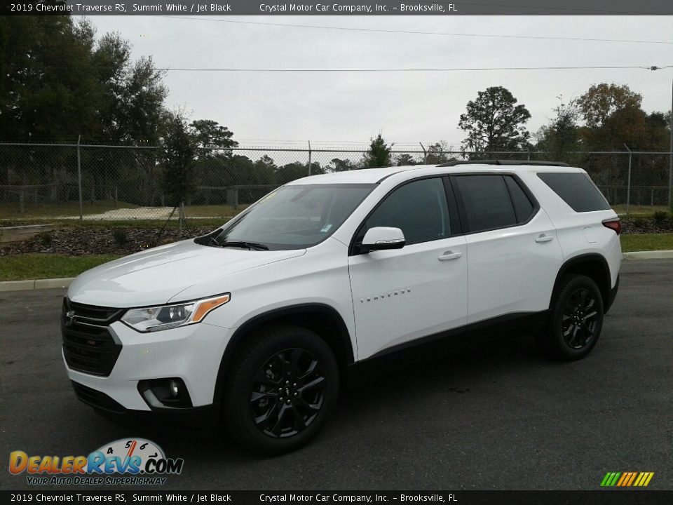 2019 Chevrolet Traverse RS Summit White / Jet Black Photo #1