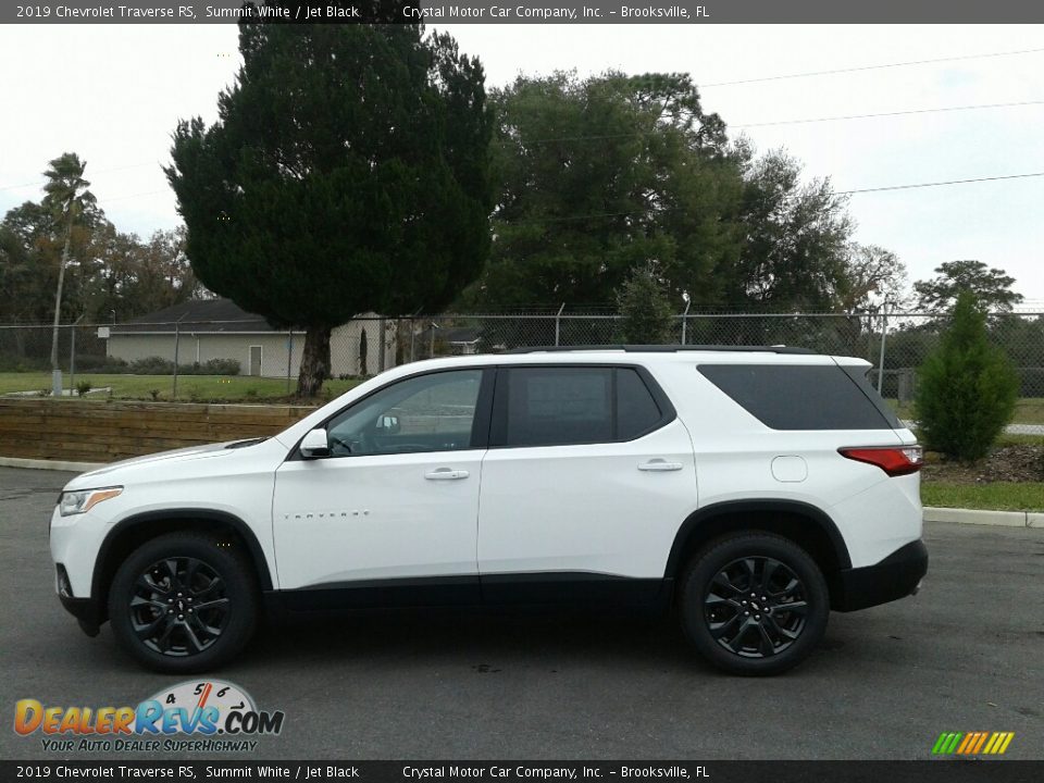 2019 Chevrolet Traverse RS Summit White / Jet Black Photo #2