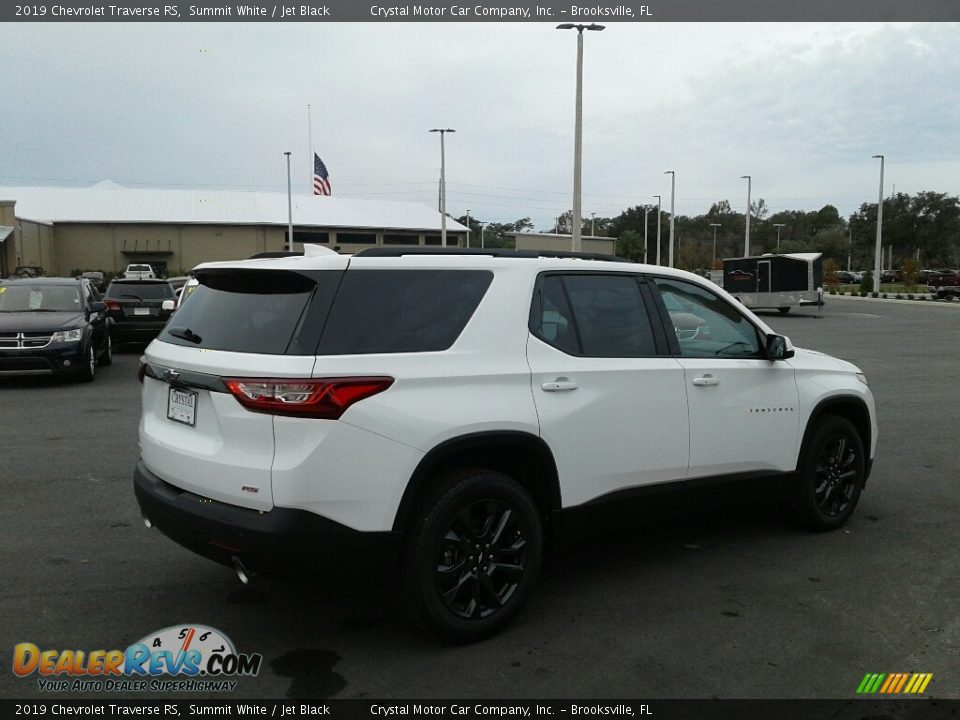 2019 Chevrolet Traverse RS Summit White / Jet Black Photo #5