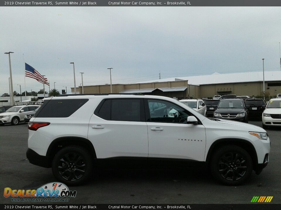 2019 Chevrolet Traverse RS Summit White / Jet Black Photo #6
