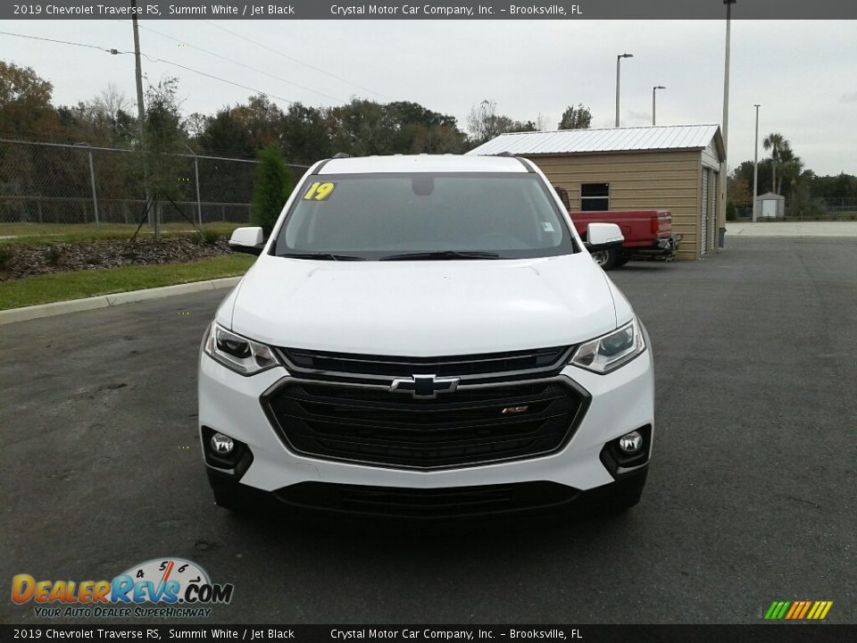 2019 Chevrolet Traverse RS Summit White / Jet Black Photo #8